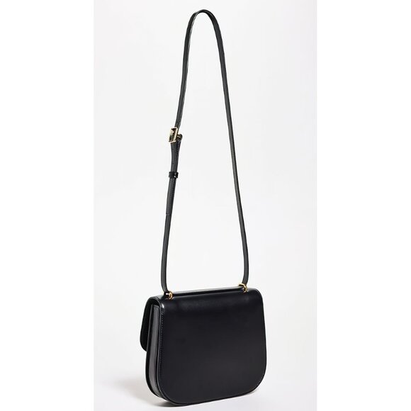Tory Burch Eleanor Slim Saddlebag Black OS - Picture 9 of 16